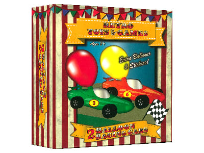 2 BALLOON RACING CARS 2 BALLOON RACING CARS