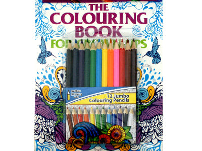 COLOURING BOOK + JUMBO PENCILS COLOURING BOOK + JUMBO PENCILS