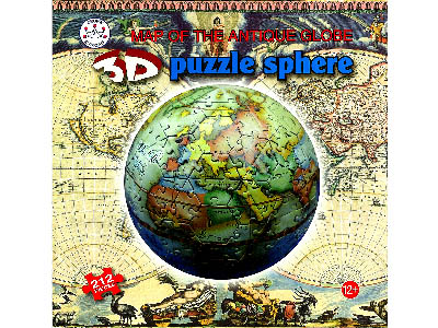 3D SPHERE ANTIQUE WORLD MAP 3D SPHERE ANTIQUE WORLD MAP