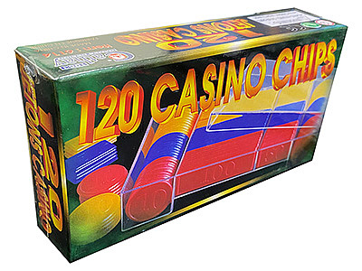 POKER CHIPS 120pc Casino Chips