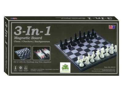 COMBO,Chess 3-in-1 Magnet.12"