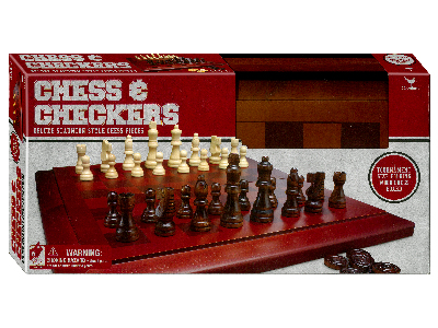 CHESS & CHECKERS FOLDING CARDN CHESS & CHECKERS FOLDING CARDN