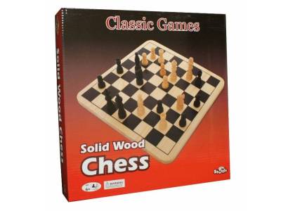 CHESS SOLID WOOD 28CM(Shuffle) CHESS SOLID WOOD 28CM(Shuffle)