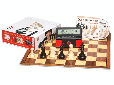 CHESS STARTER BOX RED + CLOCK CHESS STARTER BOX RED + CLOCK