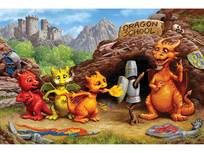 DRAGON SCHOOL 60pc CHILDREN'S DRAGON SCHOOL 60pc CHILDREN'S