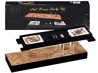 CRIBBAGE, DAL ROSSI 14" SET CRIBBAGE, DAL ROSSI 14" SET
