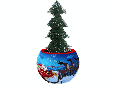 3D FLOWERPOT SANTA BUSY 3D FLOWERPOT SANTA BUSY