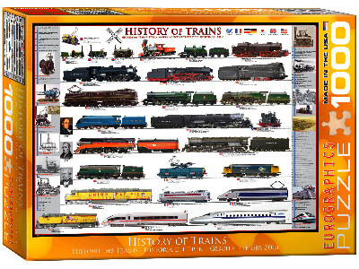 HISTORY OF TRAINS 1000pc