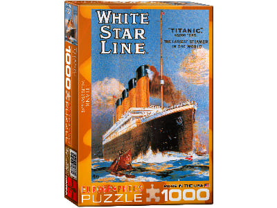 TITANIC WHITE STAR LINE 1000pc