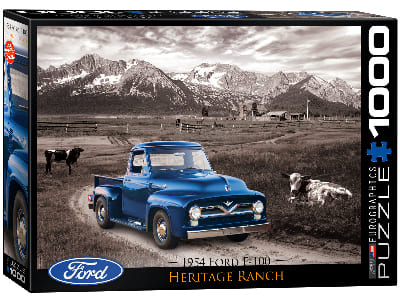 1954 FORD F-100 1000pc 1954 FORD F-100 1000pc