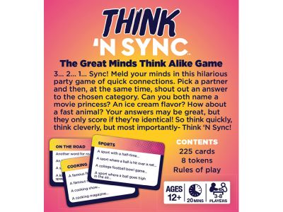 THINK 'N SYNC Card Game