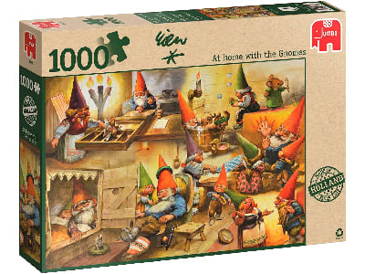 AT HOME WITH THE GNOMES 1000pc AT HOME WITH THE GNOMES 1000pc