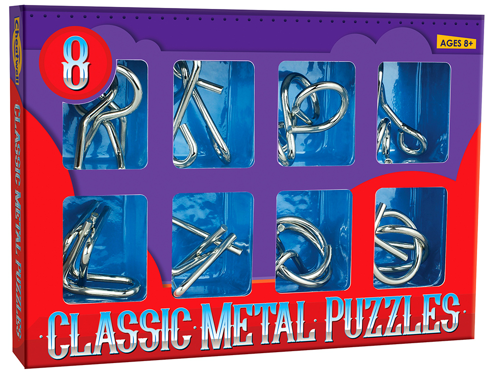 8 CLASSIC METAL PUZZLES