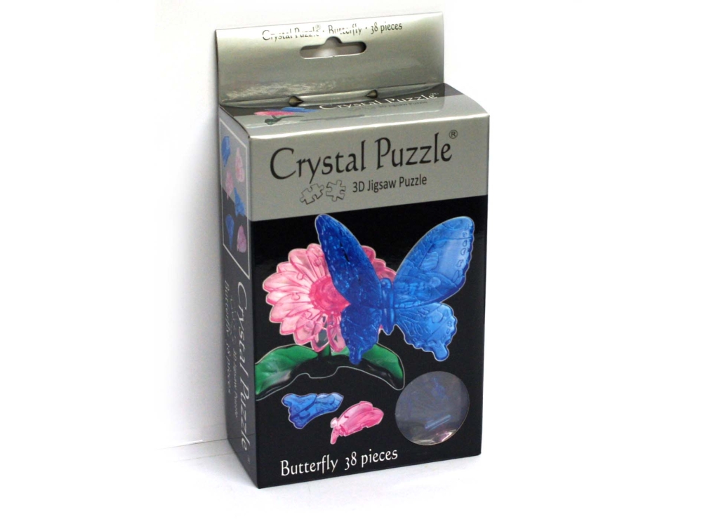 3D BUTTERFLY CRYSTAL PUZZLE