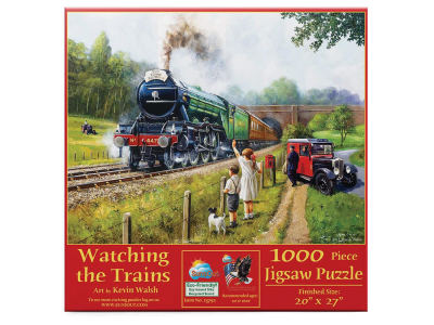 WATCHING THE TRAINS 1000pc