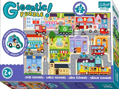 BABY GIGA PUZZLE CITY 60x40cm BABY GIGA PUZZLE CITY 60x40cm