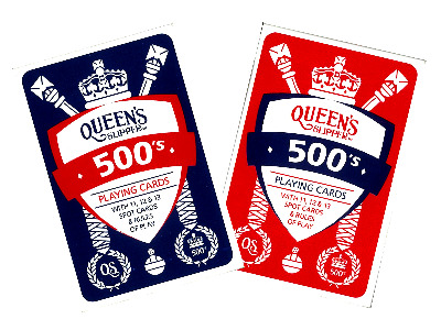 QUEEN'S SLIPPER 500's CARDS