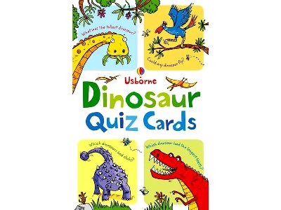 DINOSAUR QUIZ CARDS DINOSAUR QUIZ CARDS