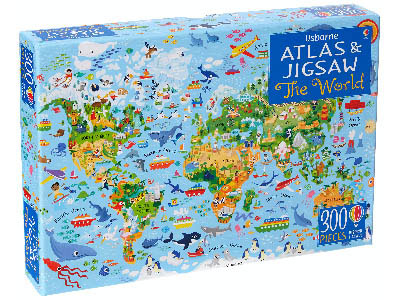 THE WORLD ATLAS & JIGSAW 300PC