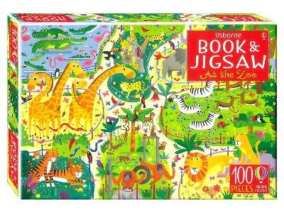 AT THE ZOO BOOK & JIGSAW 100pc