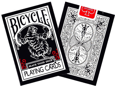 BICYCLE POKER BLACK TIGER BICYCLE POKER BLACK TIGER