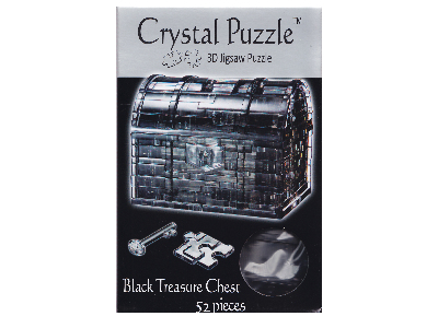 3D BLACK TREASURE CRYSTAL PUZZ 3D BLACK TREASURE CRYSTAL PUZZ