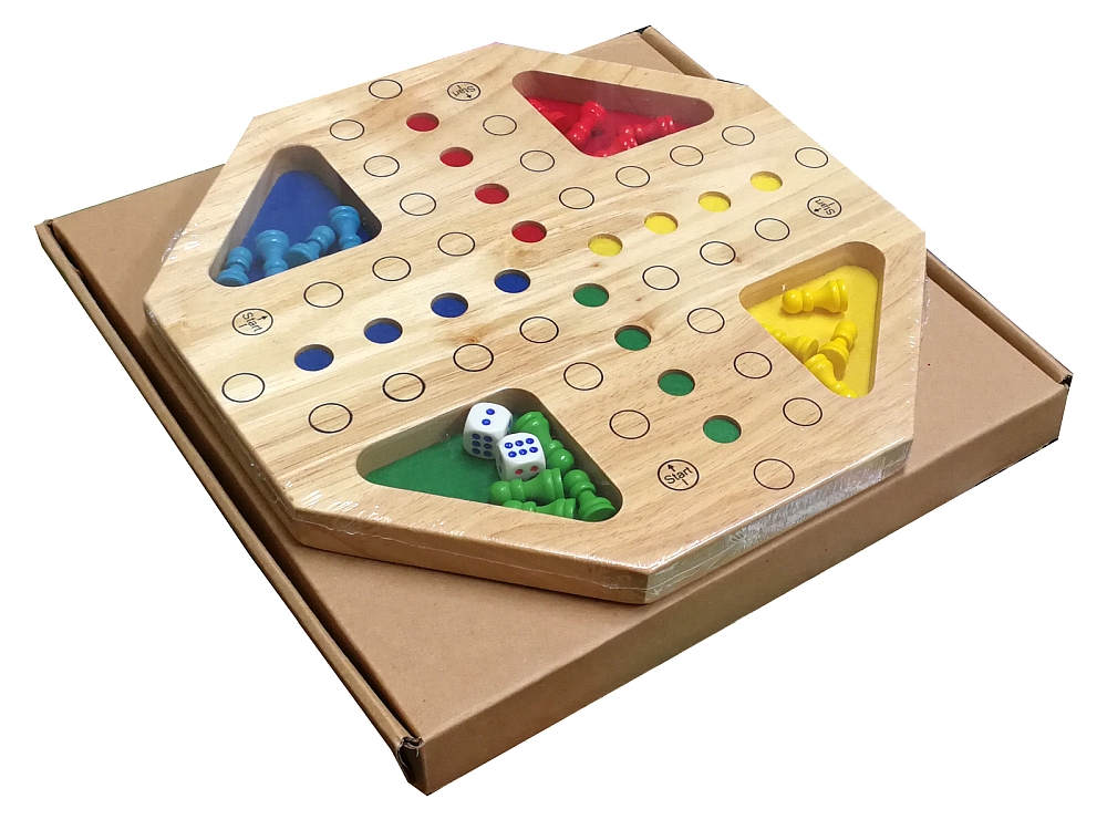 WOODEN LUDO GAME 29CM WOODEN LUDO GAME 29CM