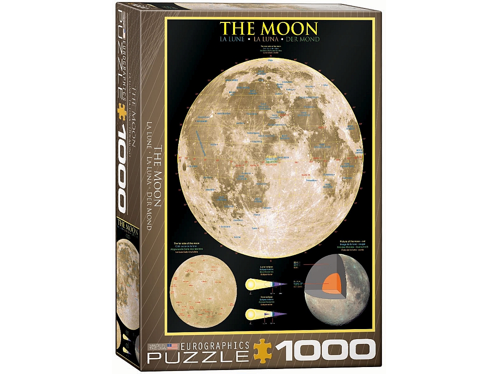 EuroGraphics The Moon 1000-Piece Puzzle. Various perspectives su EuroGraphics The Moon 1000-Piece Puzzle. Various perspectives su