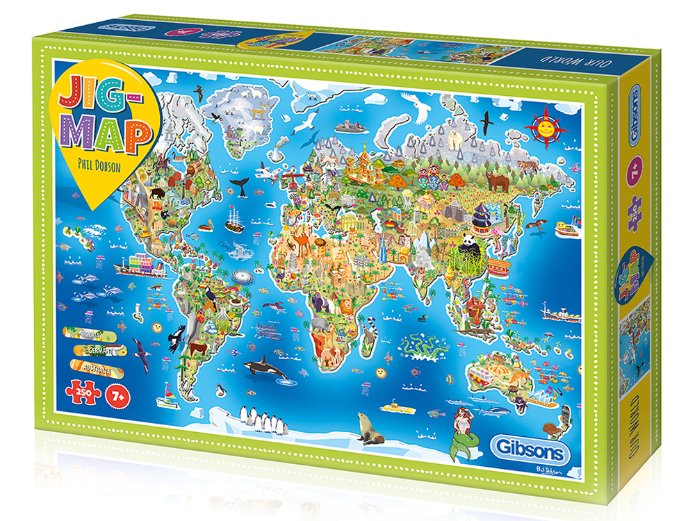 JIGMAP OUR WORLD 250pcs JIGMAP OUR WORLD 250pcs