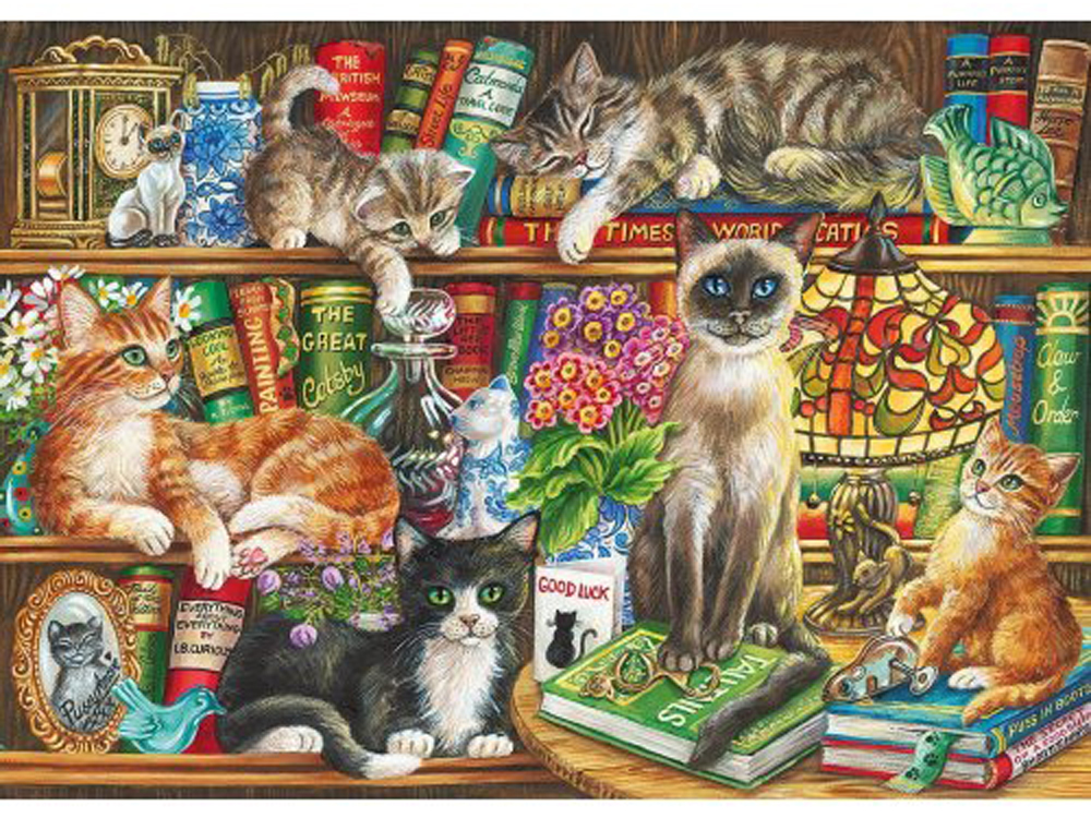 PUSS IN BOOKS 1000pc PUSS IN BOOKS 1000pc