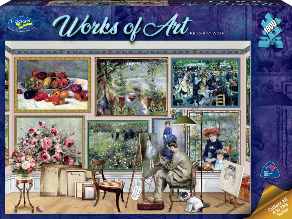 WORKS OF ART RENOIR AT WORK WORKS OF ART RENOIR AT WORK