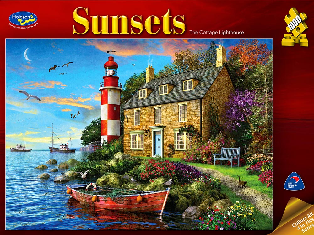 SUNSETS 3 COTTAGE LIGHTHOUSE SUNSETS 3 COTTAGE LIGHTHOUSE