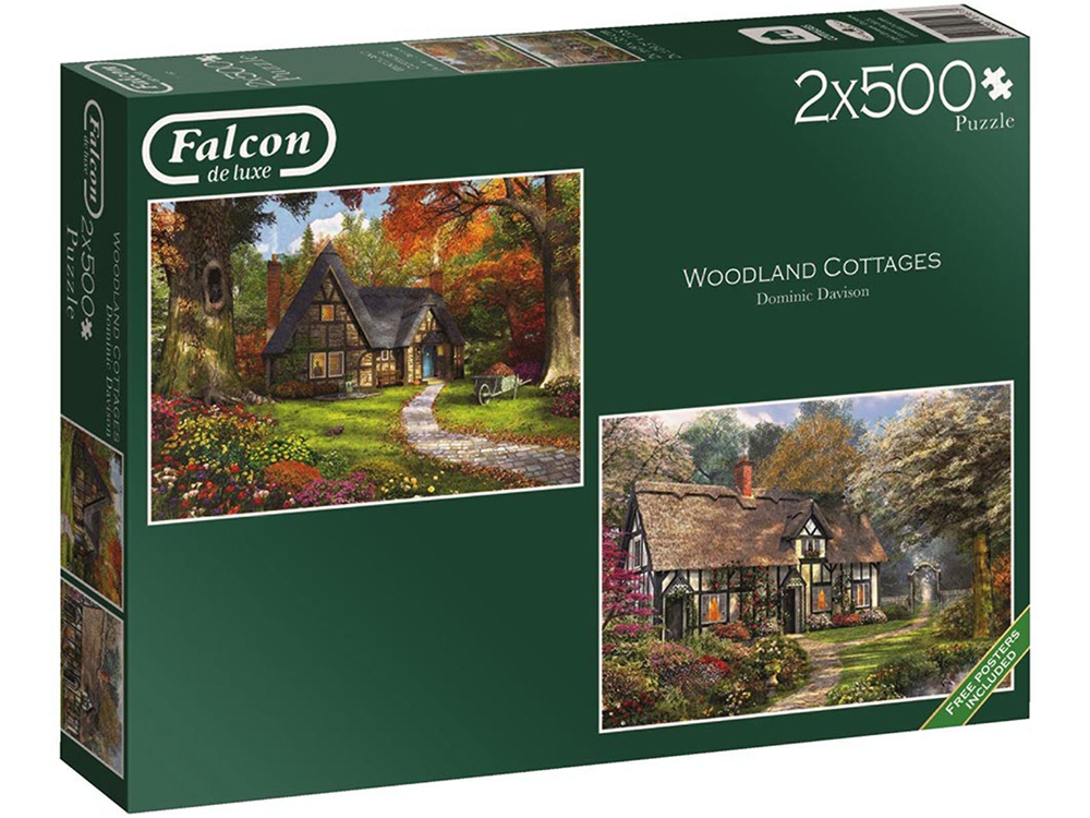 WOODLAND COTTAGES 2 X 500pcs WOODLAND COTTAGES 2 X 500pcs