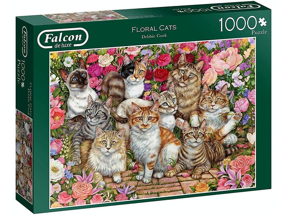 FLORAL CATS 1000pc FLORAL CATS 1000pc