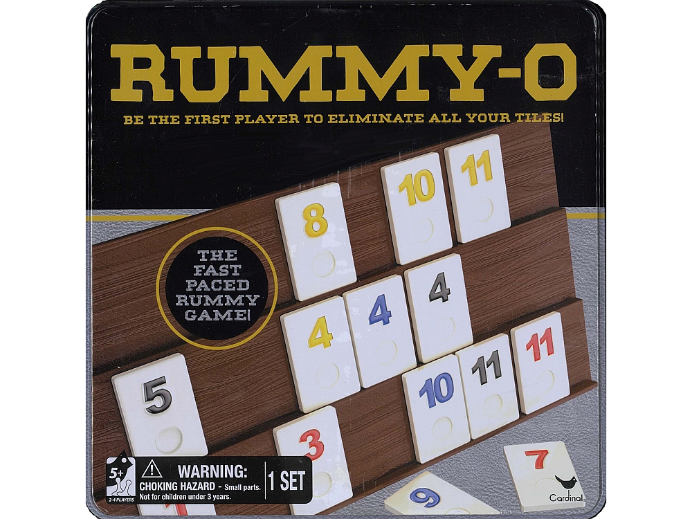 RUMMY-O TIN CASE Cardinal RUMMY-O TIN CASE Cardinal
