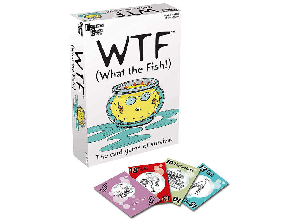 WTF WHAT THE FISH CARD GAME WTF WHAT THE FISH CARD GAME