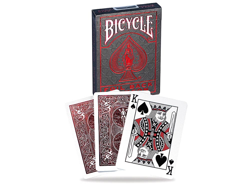 BICYCLE POKER CRIMSON METALLUX BICYCLE POKER CRIMSON METALLUX