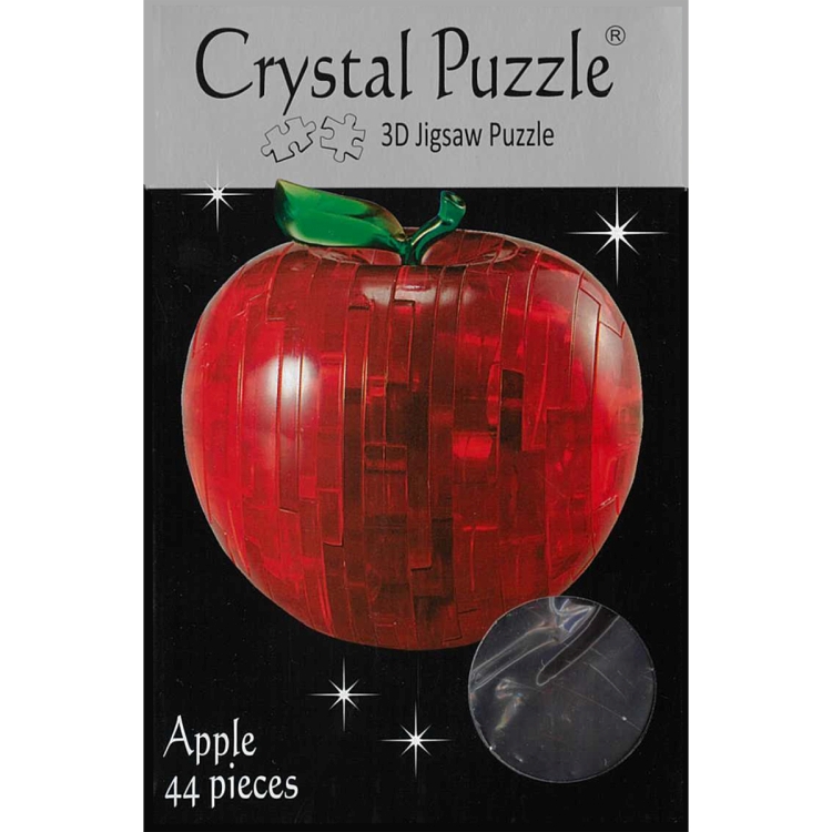 3D RED APPLE CRYSTAL PUZZLE 3D RED APPLE CRYSTAL PUZZLE