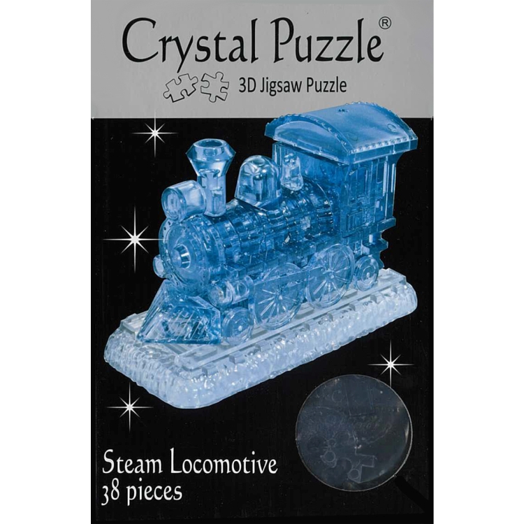 3D STEAM LOCO CRYSTAL PUZZLE 3D STEAM LOCO CRYSTAL PUZZLE