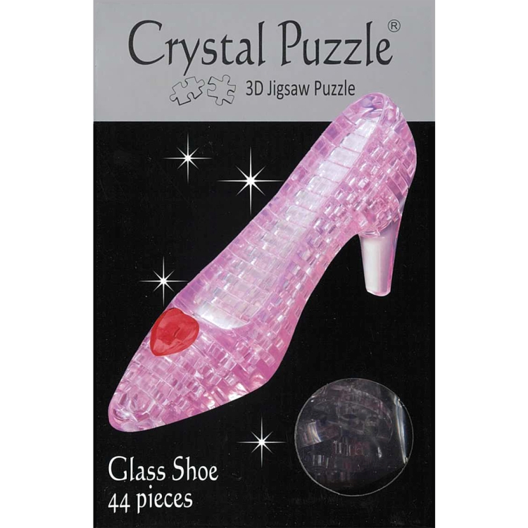 3D GLASS SHOE CRYSTAL PUZZLE 3D GLASS SHOE CRYSTAL PUZZLE
