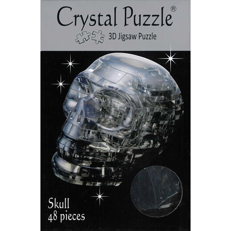 3D BLACK SKULL CRYSTAL PUZZLE 3D BLACK SKULL CRYSTAL PUZZLE