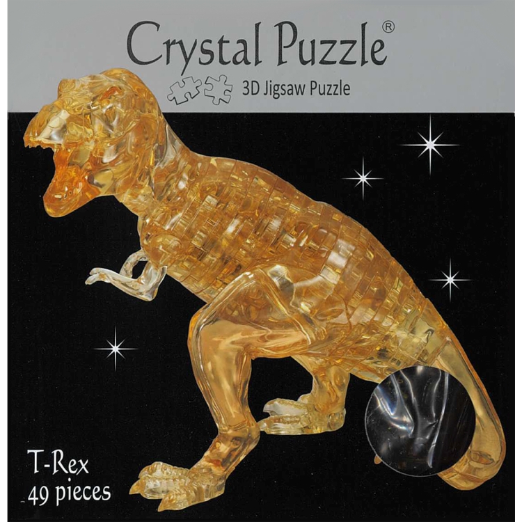 3D T-REX CRYSTAL PUZZLE 3D T-REX CRYSTAL PUZZLE