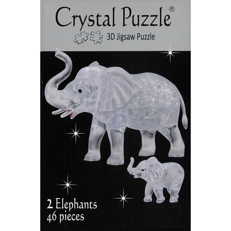 3D 2xELEPHANTS PUZZLE 3D 2xELEPHANTS PUZZLE