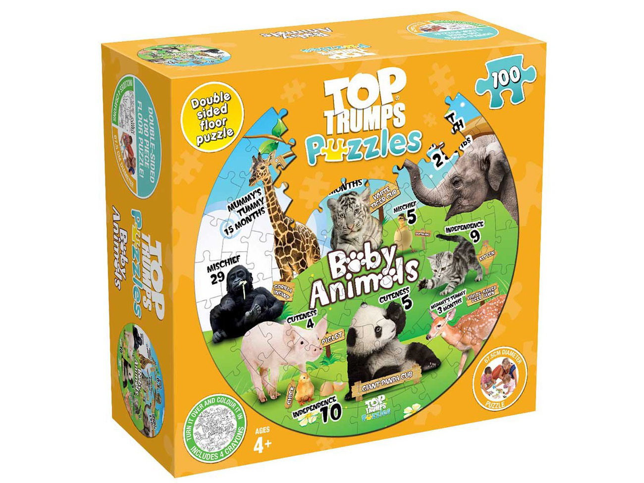 TT PUZZLES BABY ANIMALS 100pc TT PUZZLES BABY ANIMALS 100pc