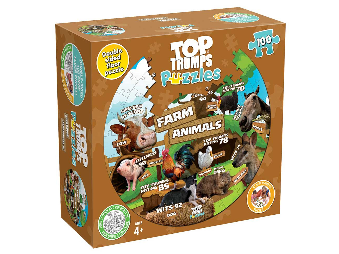 TT PUZZLES FARM ANIMALS 100pc TT PUZZLES FARM ANIMALS 100pc