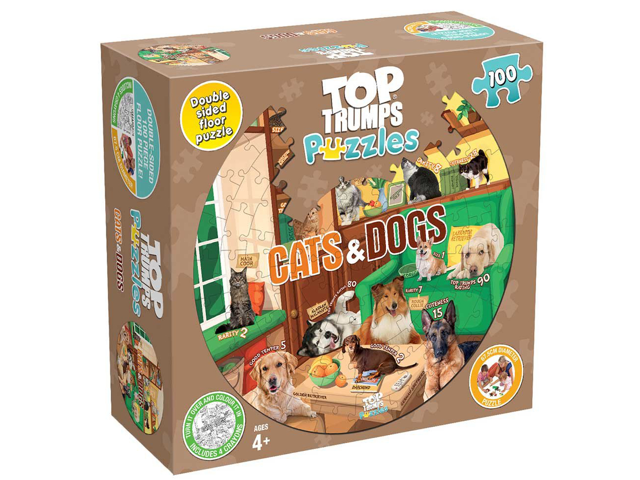 TT PUZZLES CATS & DOGS 100pc TT PUZZLES CATS & DOGS 100pc