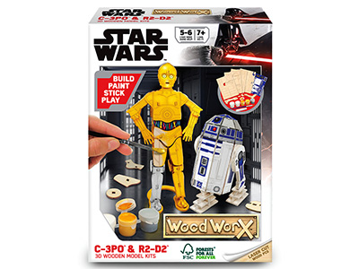 WOOD WORX SW C-3PO R2-D2 KIT