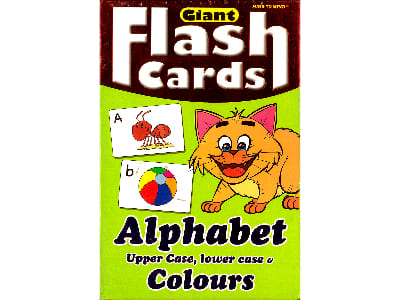 GIANT FLASH CARDS ALPHABET U/C GIANT FLASH CARDS ALPHABET U/C