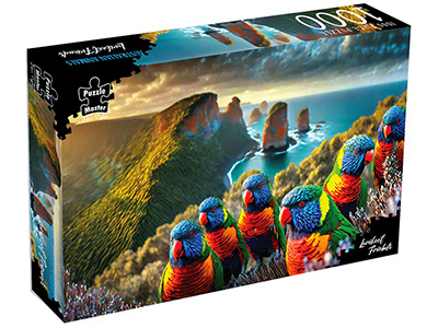 LORIKEET FRIENDS JIGSAW 1000pc