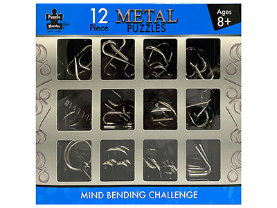 12 METAL PUZZLES